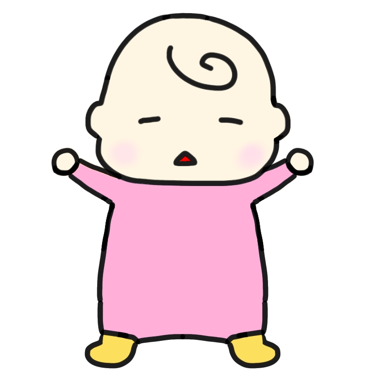 寝る赤ちゃん